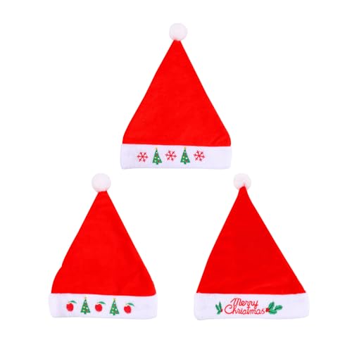VOCUE Warme Weihnachts-Kopfbedeckung, dick, weiß, pelzig, bestickte Krempe, für Weihnachtsfeiern, Cosplay-Zubehör VOCUE Warme Weihnachts-Kopfbedeckung, dick, weiß, pelzig, bestickte Krempe, für Weihnachtsfeiern, Cosplay-Zubehör von VOCUE