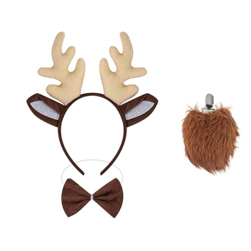 VOCUE Weihnachts-Rentier-Stirnband, verstellbar, festlich, Haarschmuck, Urlaub, Party, Kopfschmuck für Damen und Kinder VOCUE Weihnachts-Rentier-Stirnband, verstellbar, festlich, Haarschmuck, Urlaub, Party, Kopfschmuck für Damen und Kinder von VOCUE
