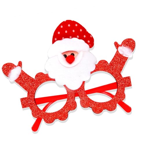 VOCUE Weihnachtsbrillenrahmen, Weihnachtsbrille, Kostüm, kreative Brille, Schneemänner, Party-Zubehör VOCUE Weihnachtsbrillenrahmen, Weihnachtsbrille, Kostüm, kreative Brille, Schneemänner, Party-Zubehör von VOCUE