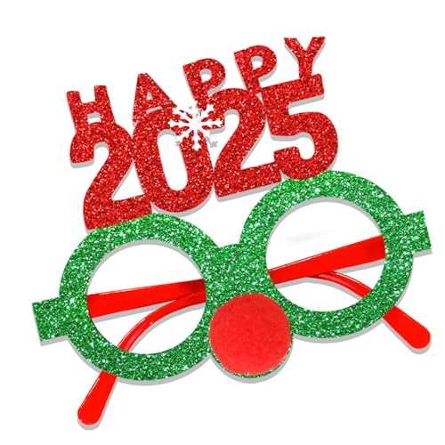 VOCUE Weihnachtsbrillenrahmen, Weihnachtsbrille, Kostüm, kreative Brille, Schneemänner, Party-Zubehör VOCUE Weihnachtsbrillenrahmen, Weihnachtsbrille, Kostüm, kreative Brille, Schneemänner, Party-Zubehör von VOCUE