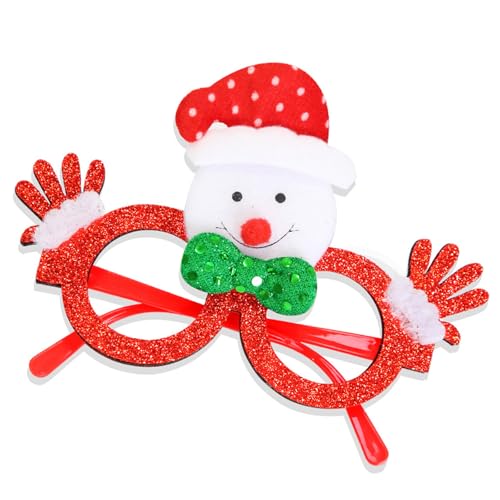 VOCUE Weihnachtsbrillenrahmen, Weihnachtsbrille, Kostüm, kreative Brille, Schneemänner, Party-Zubehör VOCUE Weihnachtsbrillenrahmen, Weihnachtsbrille, Kostüm, kreative Brille, Schneemänner, Party-Zubehör von VOCUE