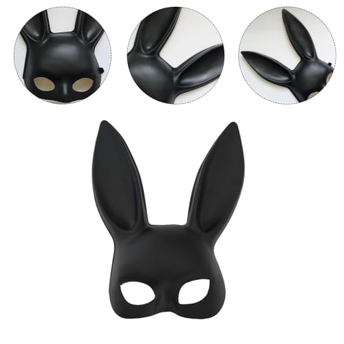 VOCUE Weiße schwarze lange Ohren für Damen, Mädchen, Halloween, Party, Cosplay VOCUE Weiße schwarze lange Ohren für Damen, Mädchen, Halloween, Party, Cosplay von VOCUE