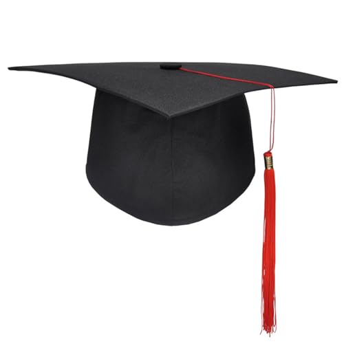 VODAFQS Bachelor Hut Unisex Doktorhut Graduation Cap Verstellbar Bachelor Abschluss Hut für Abschlussfeiern vom Studium, Universität, Absolventenhut von VODAFQS