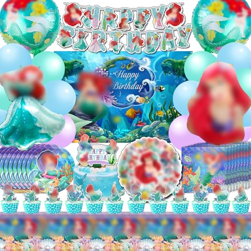 Meerjungfrau Deko Kindergeburtstag, Mermaid Ariel Party Deko 4 Jahre, Mermaid Deko Kuchen, Meerjungfrau Luftballon Deko 4, Meerjungfrau Sticker Aufkleber, Mermaid Hintergrund, Servietten Teller Ariel Meerjungfrau Deko Kindergeburtstag, Mermaid Ariel Party Deko 4 Jahre, Mermaid Deko Kuchen, Meerjungfrau Luftballon Deko 4, Meerjungfrau Sticker Aufkleber, Mermaid Hintergrund, Servietten Teller Ariel von VOENCSU