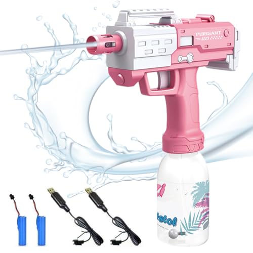 Wasserpistole Elektrisch,Elektrische Wasserpistole für Erwachsene Kinder,Pistols 25-32 ft mit Großer Reichweite,für Sommer Wasserspielzeug,Familienspaß,Schwimmbad,für Wasserpistolenschießspiele (Rosa) Wasserpistole Elektrisch,Elektrische Wasserpistole für Erwachsene Kinder,Pistols 25-32 ft mit Großer Reichweite,für Sommer Wasserspielzeug,Familienspaß,Schwimmbad,für Wasserpistolenschießspiele (Rosa) von VOHESEA