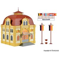 VOLLMER 42004 H0 Botschaftsgebäude mit LED-Beleuchtung, Funktionsbausatz von VOLLMER