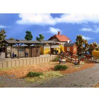 VOLLMER 43631 H0 Bahnsteig mit Verladerampe und Nebengebäude von VOLLMER