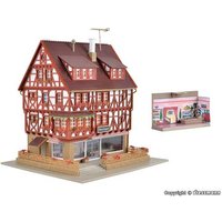 VOLLMER 47693 N Boutique mit Inneneinrichtung und LED-Beleuchtung, Funktionsbausatz von VOLLMER