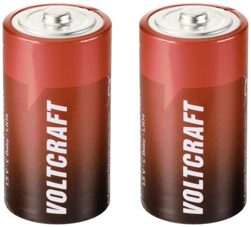VOLTCRAFT Industrial LR14 Baby (C)-Batterie Alkali-Mangan 7500 mAh 1.5V 2St. von VOLTCRAFT