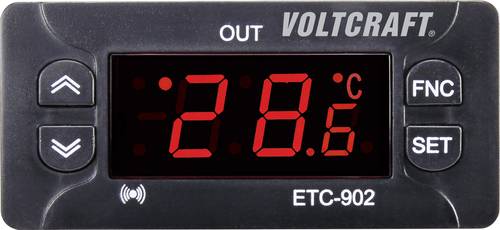 VOLTCRAFT ETC-902 Temperaturregler NTC, PTC -30 bis 99°C Relais 10A (L x B x H) 58 x 77 x 34.5mm von VOLTCRAFT