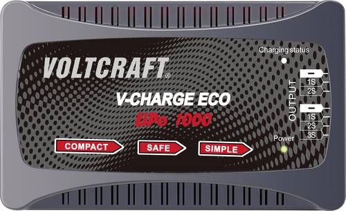 VOLTCRAFT Eco LiPo 1000 Modellbau-Ladegerät 230V 1A LiPo von VOLTCRAFT