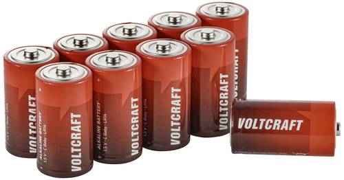 VOLTCRAFT Industrial LR14 Baby (C)-Batterie Alkali-Mangan 8000 mAh 1.5V 10St. von VOLTCRAFT
