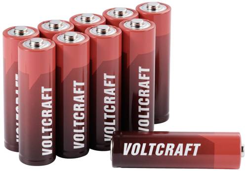 VOLTCRAFT Industrial LR6 Mignon (AA)-Batterie Alkali-Mangan 3000 mAh 1.5V 10St. von VOLTCRAFT