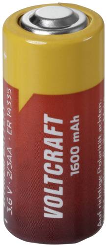 VOLTCRAFT Spezial-Batterie 2/3 AA Lithium 3.6V 1600 mAh 1St. von VOLTCRAFT