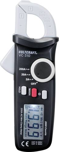 VOLTCRAFT VC-310 Stromzange digital CAT II 600 V, CAT III 300V Anzeige (Counts): 2000 von VOLTCRAFT