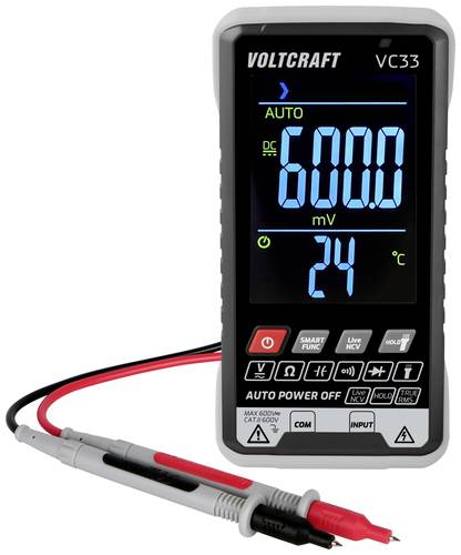 VOLTCRAFT VC33 Hand-Multimeter digital Anzeige (Counts): 5999 von VOLTCRAFT