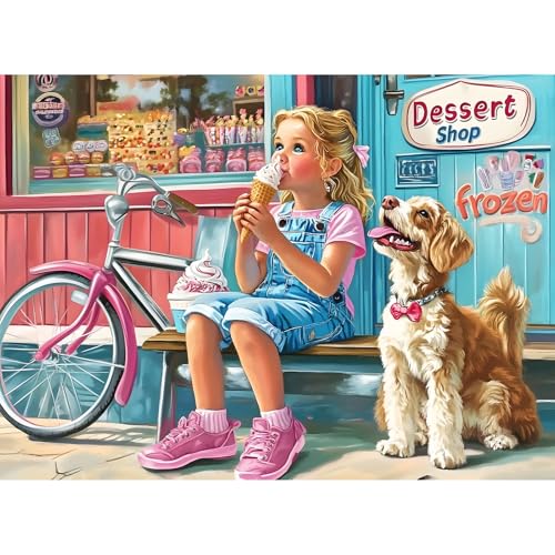 300 Teile Eiscreme-Puzzles für Erwachsene – Puzzles für Kinder im Alter von 6–8 Jahren 8–10 10–12 – großes Puzzle, Hunde-Puzzle – Dessert-Shop-Puzzle für Freunde, Familie, Aktivität, Spielabende 300 Teile Eiscreme-Puzzles für Erwachsene – Puzzles für Kinder im Alter von 6–8 Jahren 8–10 10–12 – großes Puzzle, Hunde-Puzzle – Dessert-Shop-Puzzle für Freunde, Familie, Aktivität, Spielabende von VOLUVOLU