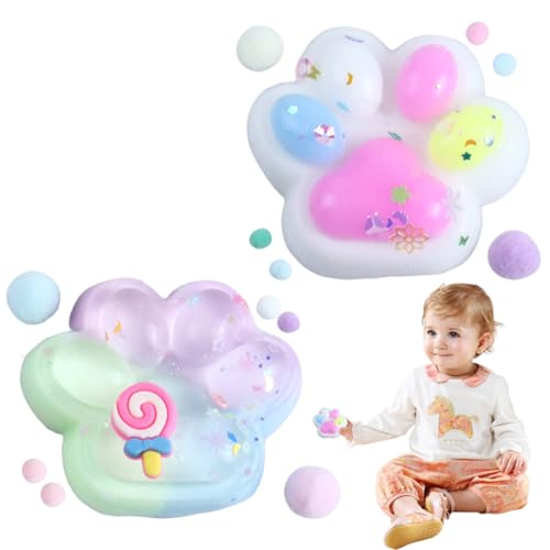 VONJUMA 2 Pcs Squishy Cat Paw Squeeze Toy Süße Weiche Katzenpfoten Quetsch Spielzeuge Quetschspielzeug Große Katzenpfoten Cat Paw Anti Stress Bälle Geeignet Für Stressabbau VONJUMA 2 Pcs Squishy Cat Paw Squeeze Toy Süße Weiche Katzenpfoten Quetsch Spielzeuge Quetschspielzeug Große Katzenpfoten Cat Paw Anti Stress Bälle Geeignet Für Stressabbau von VONJUMA