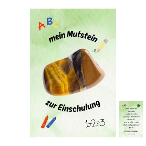 VOQGHTU SchultüTe FüLlung,Mutstein FüR Kinder Einschulung,Tigerauge-Stein-Set,Gastgeschenk Einschulung,Einschulungsgeschenke MäDchen,Mutmacher Schulanfang Jungen,Kleinigkeiten FüR Die SchultüTe VOQGHTU SchultüTe FüLlung,Mutstein FüR Kinder Einschulung,Tigerauge-Stein-Set,Gastgeschenk Einschulung,Einschulungsgeschenke MäDchen,Mutmacher Schulanfang Jungen,Kleinigkeiten FüR Die SchultüTe von VOQGHTU