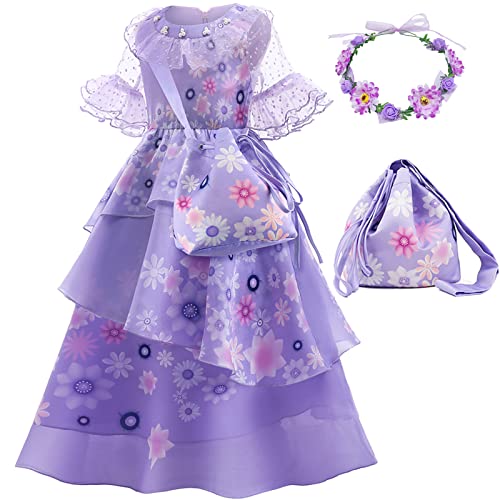 VORLITS Madrigal-Kostüm für Mädchen, Isabela-Kostüm, Cosplay, Rollenspielkleidung, Prinzessinnen-Kostüm für Halloween VORLITS Madrigal-Kostüm für Mädchen, Isabela-Kostüm, Cosplay, Rollenspielkleidung, Prinzessinnen-Kostüm für Halloween von VORLITS