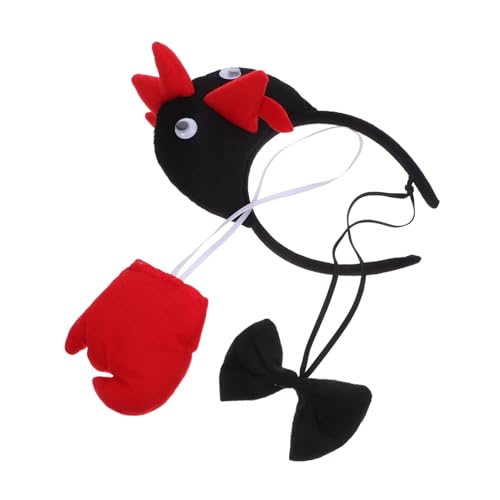 VOSAREA 1 Set Party Anzieh Tier Stirnband Huhn Kostüm Zubehör Hahn Kostüm Hühner Stirnband Partyzubehör Küken Haarreifen Schwarze Baumwolle VOSAREA 1 Set Party Anzieh Tier Stirnband Huhn Kostüm Zubehör Hahn Kostüm Hühner Stirnband Partyzubehör Küken Haarreifen Schwarze Baumwolle von VOSAREA