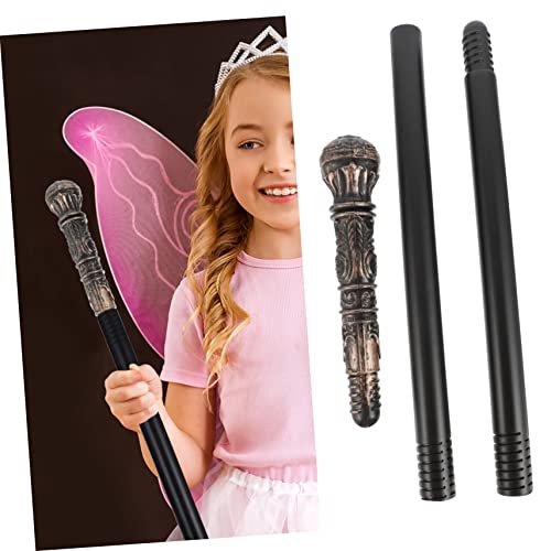 VOSAREA 1 Stück Halloween Kostüm Gehstock Scepter mit Runddesign Zauberstab für Kostüm Halloween Deko und Bühnenrequisite Einfach zu Montieren VOSAREA 1 Stück Halloween Kostüm Gehstock Scepter mit Runddesign Zauberstab für Kostüm Halloween Deko und Bühnenrequisite Einfach zu Montieren von VOSAREA