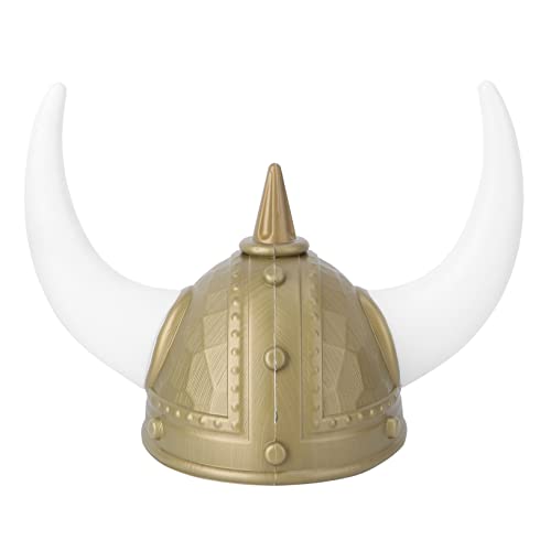 VOSAREA 1 Stück Kostüm Hut mit Ochsenhörnern Brauner Kopfschmuck für Festivals und Partys für Cosplay Halloween und Mottopartys Einzigartiges Design für Unvergessliche Auftritte von VOSAREA
