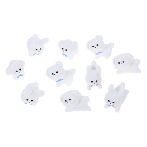 VOSAREA 10 Stück Mini-hundefiguren Für Das Armaturenbrett, Entzückende Welpenfigur, Desktop-Ornamente, Miniatur-hundestatue Aus Harz, Tierfiguren VOSAREA 10 Stück Mini-hundefiguren Für Das Armaturenbrett, Entzückende Welpenfigur, Desktop-Ornamente, Miniatur-hundestatue Aus Harz, Tierfiguren von VOSAREA