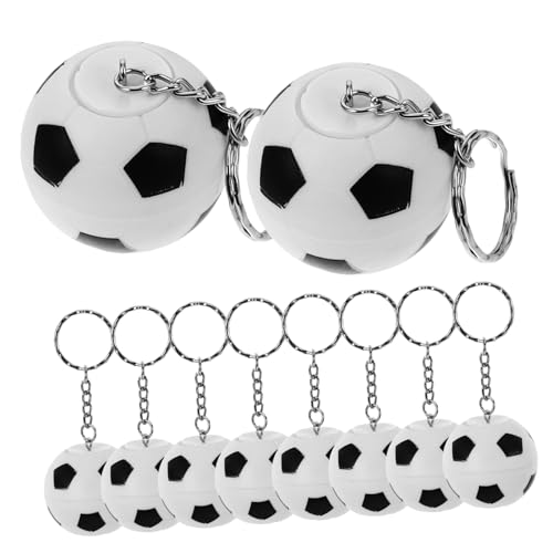 VOSAREA 10Stücke Fußball Schlüsselanhänger Niedliche Sportanhänger Kreative Rucksack Accessoires für Fußballfans und Party Mitgebsel Einzigartige Designs VOSAREA 10Stücke Fußball Schlüsselanhänger Niedliche Sportanhänger Kreative Rucksack Accessoires für Fußballfans und Party Mitgebsel Einzigartige Designs von VOSAREA