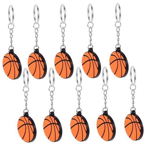 VOSAREA 10Stücke Schlüsselanhänger Dekorative Anhänger für Fußball Basketball und Partygeschenk für Freunde Langlebig und Kreativ VOSAREA 10Stücke Schlüsselanhänger Dekorative Anhänger für Fußball Basketball und Partygeschenk für Freunde Langlebig und Kreativ von VOSAREA