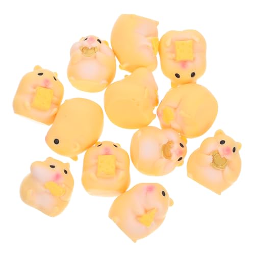 VOSAREA 12 Stück Mini Hamster Figuren Süße Resin Tierchen für Geburtstagskuchen Tischdekoration und Mooslandschaften im Terrarium für Zuhause und Garten VOSAREA 12 Stück Mini Hamster Figuren Süße Resin Tierchen für Geburtstagskuchen Tischdekoration und Mooslandschaften im Terrarium für Zuhause und Garten von VOSAREA