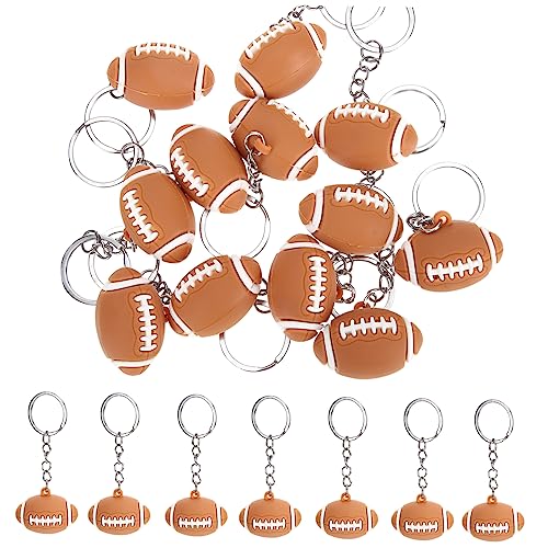VOSAREA 12Stücke Teiliges Rugby Schlüsselanhänger Fußball Schlüsselbund Dekoration für Fußballfans Geburtstagsgeschenk für Sportliebhaber und Party Zubehör Weichem VOSAREA 12Stücke Teiliges Rugby Schlüsselanhänger Fußball Schlüsselbund Dekoration für Fußballfans Geburtstagsgeschenk für Sportliebhaber und Party Zubehör Weichem von VOSAREA