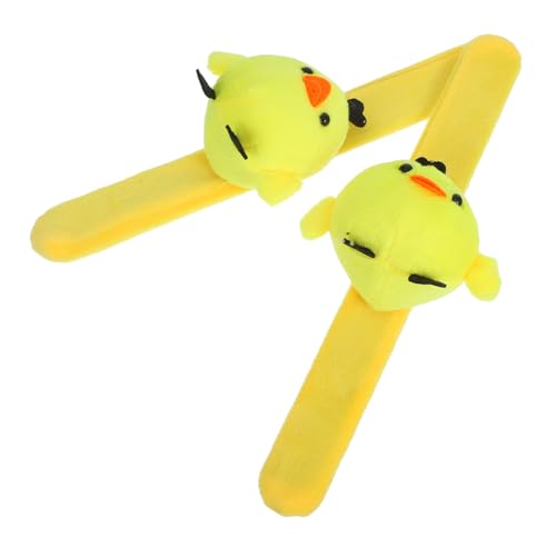 VOSAREA 2 Stück Süßes Plüsch Huhn Schnapparmband mit Kuscheltier Chick Design Weiches Armband für Kindergeburtstag Partygeschenk und Klassenraum Belohnung VOSAREA 2 Stück Süßes Plüsch Huhn Schnapparmband mit Kuscheltier Chick Design Weiches Armband für Kindergeburtstag Partygeschenk und Klassenraum Belohnung von VOSAREA