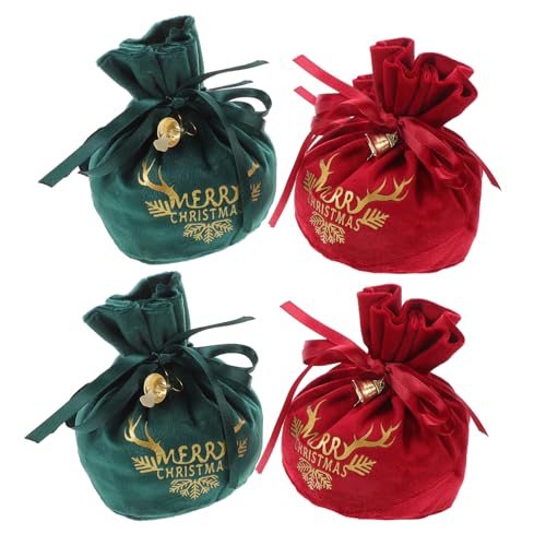 VOSAREA Luxuriöse Weihnachtssnackbeutel Aus Samt mit Kordelzug Geschenkbeutel mit Bezaubernden Weihnachtsmustern Zur Aufbewahrung Von Weihnachtsparty-geschenken VOSAREA Luxuriöse Weihnachtssnackbeutel Aus Samt mit Kordelzug Geschenkbeutel mit Bezaubernden Weihnachtsmustern Zur Aufbewahrung Von Weihnachtsparty-geschenken von VOSAREA
