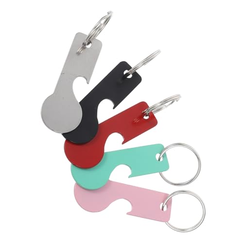 VOSAREA 5 Pcs Einkaufswagen -münzschlüsselketten -edelstahl -trolley -token Für Supermarkt- Und Lebensmittelverwaltung Einkaufswagen Keyring Metall Trolley Token -schlüsselbund VOSAREA 5 Pcs Einkaufswagen -münzschlüsselketten -edelstahl -trolley -token Für Supermarkt- Und Lebensmittelverwaltung Einkaufswagen Keyring Metall Trolley Token -schlüsselbund von VOSAREA