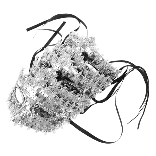 VOSAREA 5 Stück Halloween-masken, Glänzende Maskerade-halbgesichtsmaske Für Frauen, Maskerade, Halloween, Hochzeit, Party, Abend, Abschlussball, Ball, Kostüm, Cosplay VOSAREA 5 Stück Halloween-masken, Glänzende Maskerade-halbgesichtsmaske Für Frauen, Maskerade, Halloween, Hochzeit, Party, Abend, Abschlussball, Ball, Kostüm, Cosplay von VOSAREA