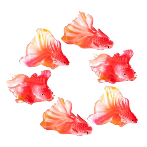 VOSAREA 6stücke Miniatur Resin Goldfische Aquarium Dekoration Für Fischbecken Landschaftsdesign Für Zuhause Und Büro Für Kreative Projekte Und Stilvolle VOSAREA 6stücke Miniatur Resin Goldfische Aquarium Dekoration Für Fischbecken Landschaftsdesign Für Zuhause Und Büro Für Kreative Projekte Und Stilvolle von VOSAREA