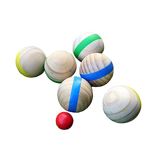 VOSAREA 7Stücke Freizeitsport Holzbocce Für Kreative Rollende Bälle Für Outdoor Spiele Für Garten Strand Und Freizeitaktivitäten Farben Zufällig VOSAREA 7Stücke Freizeitsport Holzbocce Für Kreative Rollende Bälle Für Outdoor Spiele Für Garten Strand Und Freizeitaktivitäten Farben Zufällig von VOSAREA