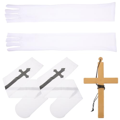 VOSAREA Karnevalsnonnen-Set Mit Halskette – Damen Kostüm Für Karneval Und Fasching - Perfektes Nonnen Outfit Mit Zubehör Für Unvergessliche Partys Und Auftritte Inkl VOSAREA Karnevalsnonnen-Set Mit Halskette – Damen Kostüm Für Karneval Und Fasching - Perfektes Nonnen Outfit Mit Zubehör Für Unvergessliche Partys Und Auftritte Inkl von VOSAREA