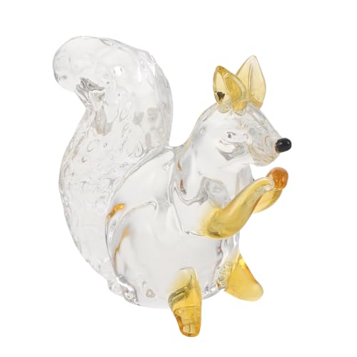 VOSAREA Kristalleichhörnchen Basteln Bastelset Garteneichhörnchen Kristallfigur Für Frauen Eichhörnchen Kristallkrähenstuae Kristallbären Eichhörnchen-Statue Yellow VOSAREA Kristalleichhörnchen Basteln Bastelset Garteneichhörnchen Kristallfigur Für Frauen Eichhörnchen Kristallkrähenstuae Kristallbären Eichhörnchen-Statue Yellow von VOSAREA