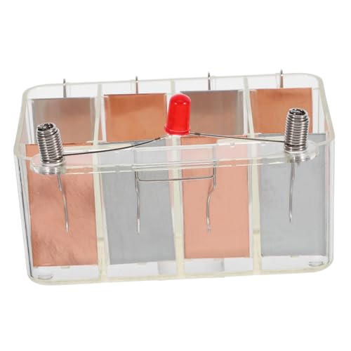 VOSAREA Liquid Battery Science Experiment Kit Salzwasser Meerwasser Batterie Box Salzwasser Batterie Stromerzeugung Experiment Set Set von VOSAREA