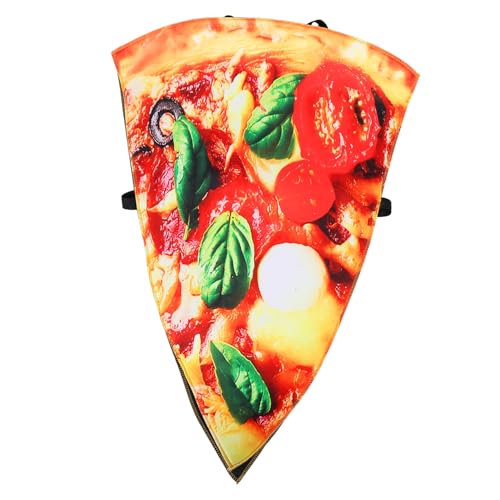VOSAREA Pizza Cosplay Kostüm Jahre Lustiges Faschingskostüm für Jungen Mädchen Bequemes Leichtes Kostüm für Party Karneval Fotorequisit von VOSAREA