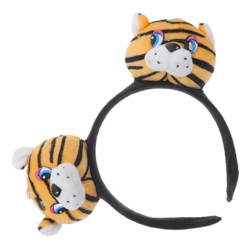VOSAREA Plüsch-tigerohr-stirnband – Niedlicher Cartoon-tierhaarreif, Plüsch-tierkopfbedeckung Für Halloween-kostümpartys Mit Dschungelthema VOSAREA Plüsch-tigerohr-stirnband – Niedlicher Cartoon-tierhaarreif, Plüsch-tierkopfbedeckung Für Halloween-kostümpartys Mit Dschungelthema von VOSAREA