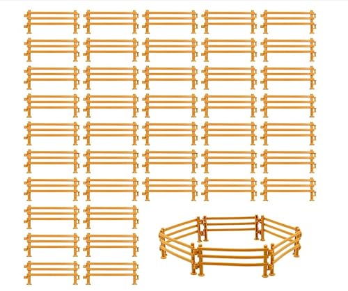 VOSSOT 60 Stück Pferdezaun Spielzeug, Mini Zaun Tierfiguren für Kinder,Kunststoff Pferd Corral Fechten Zubehör, DIY Bauernhof Gartenzaun, Weidezaun Miniaturzaun, Bauernhoftiere Dekorationsbedarf VOSSOT 60 Stück Pferdezaun Spielzeug, Mini Zaun Tierfiguren für Kinder,Kunststoff Pferd Corral Fechten Zubehör, DIY Bauernhof Gartenzaun, Weidezaun Miniaturzaun, Bauernhoftiere Dekorationsbedarf von VOSSOT