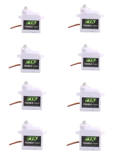 PTK&VOTIK 7350 MG-D 5.5g Digital Servo Metal Gear for EPP F3P F3K F3L F5L Glider Indoor Plane RC Car von VOTIK