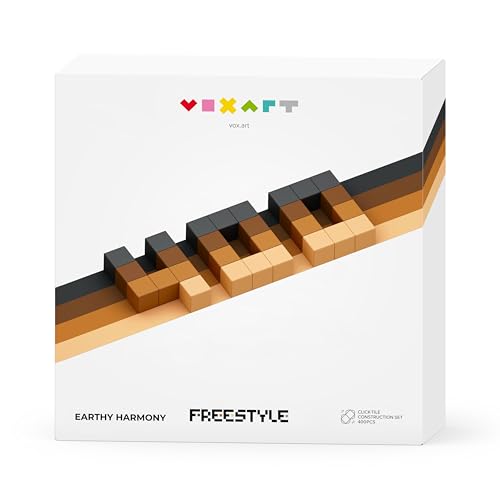 VOXART Pixel Art Style Bauset - 3D-Fliesenbasiertes Heimdekor-Modell, Erstellen und Präsentieren von Retro-Pixel-Figuren, einzigartiges künstlerisches Geschenk für Gamer, Designer und Sammler von VOXART