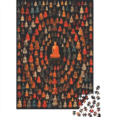 Buddhist Puzzlespiel 1000 Teile Für Erwachsene, Einzigartige Kunstwerke Und Vorlage - Geburtstagsgeschenk - Spaßige Puzzles Mit Überraschung Von Puzzle in A Bag Puzzel 1000pcs (75x50cm) von VOXAVQRAN