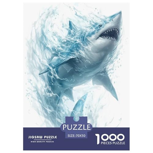 Great White Hai Puzzle 1000 Teile Schwer Puzzle Spielzeug Pädagogisches Spiel Impossible Herausforderungsspielzeug Für Erwachsene Kinder 70x50cm/1000pcs Great White Hai Puzzle 1000 Teile Schwer Puzzle Spielzeug Pädagogisches Spiel Impossible Herausforderungsspielzeug Für Erwachsene Kinder 70x50cm/1000pcs von VOXAVQRAN