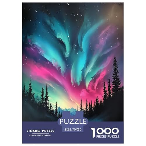 Nordlichter Puzzles 1000 Teile Schwer Puzzle Spielzeug Lernspiel Impossible Herausforderungsspielzeug Für Erwachsene Kinder 70x50cm/1000pcs Nordlichter Puzzles 1000 Teile Schwer Puzzle Spielzeug Lernspiel Impossible Herausforderungsspielzeug Für Erwachsene Kinder 70x50cm/1000pcs von VOXAVQRAN