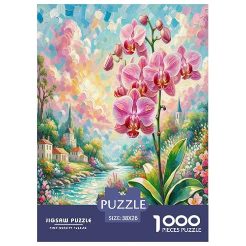 Orchidee Puzzle 1000 Teile Schwer Puzzle Spielzeug Pädagogisches Spiel Impossible Herausforderungsspielzeug Für Erwachsene Und Kinder Ab 14 Jahren 38x26cm/1000pcs Orchidee Puzzle 1000 Teile Schwer Puzzle Spielzeug Pädagogisches Spiel Impossible Herausforderungsspielzeug Für Erwachsene Und Kinder Ab 14 Jahren 38x26cm/1000pcs von VOXAVQRAN